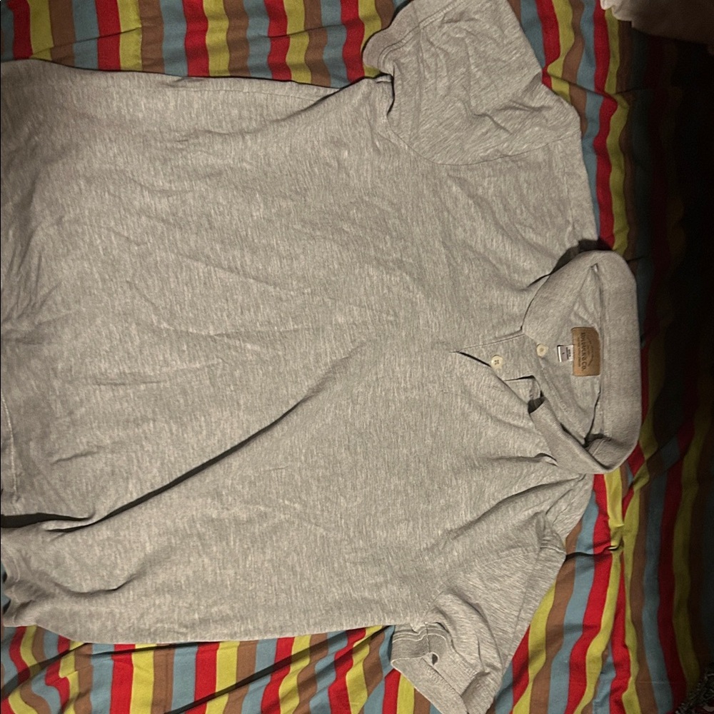 Casual Gray Polo Shirt